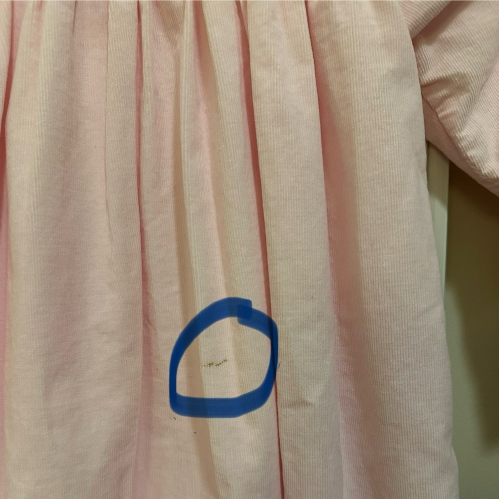 Petit Ami, Light pink corduroy dress coat - Picture 7 of 7